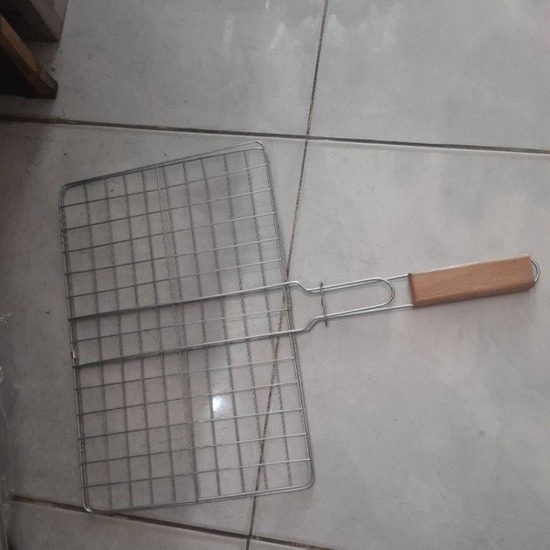 Panggangan Ikan Ayam Jepitan Kawat Tebal Jumbo