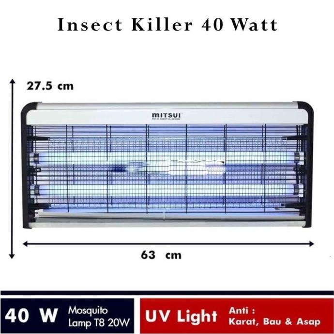 Lampu Nyamuk / Insect Killer / Pest Killer 40 Watt MITSUI
