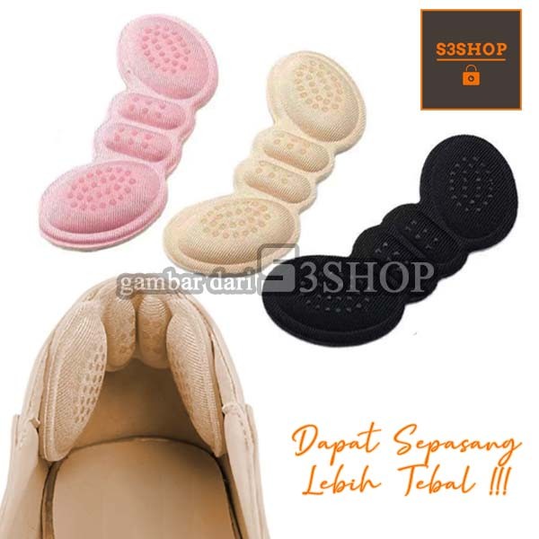 Pengganjal Sepatu Bantalan Busa Pelindung Tumit Kaki Wanita Insole Kupu