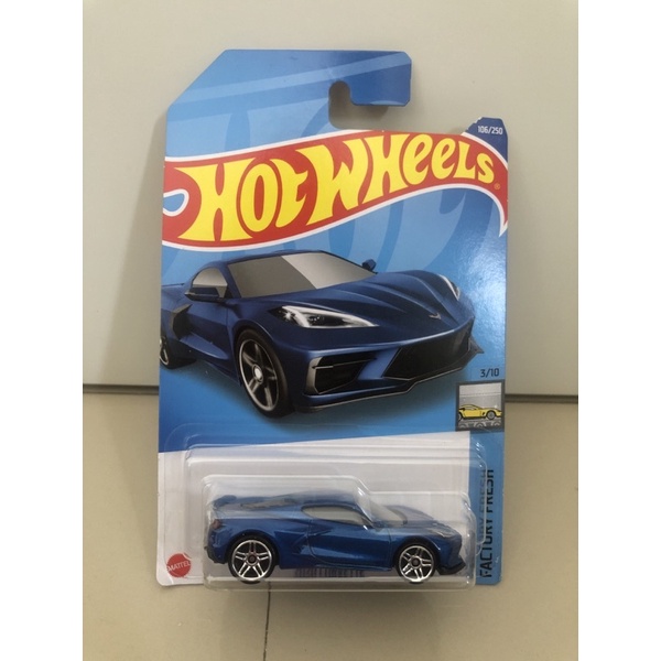 2020 corvette hotwheels biru