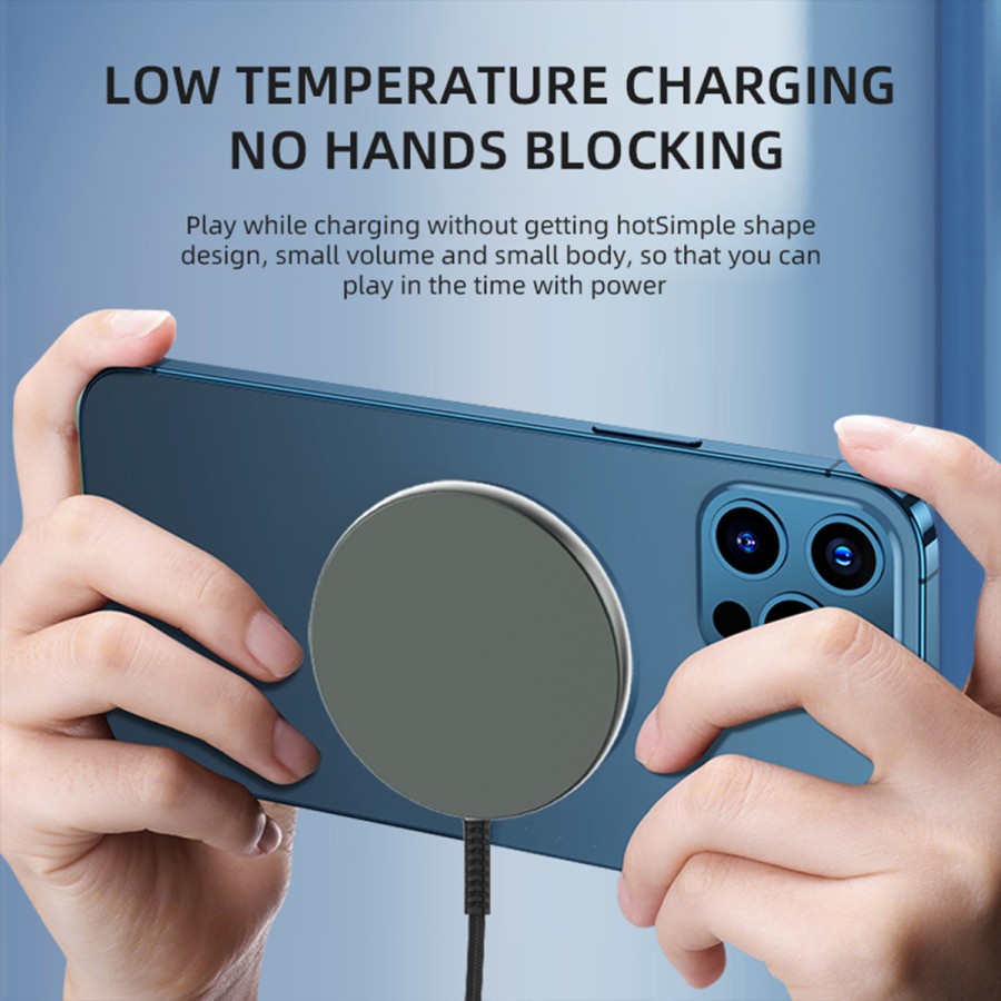 KIIP M4 Wireless Magnetic Charger Pad Fast Charging - Universal - Tempered Glass + Aluminium Alloy