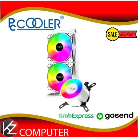 PCCOOLER GI-CL240 ARGB WHITE LIQUID CPU COOLER WHITE