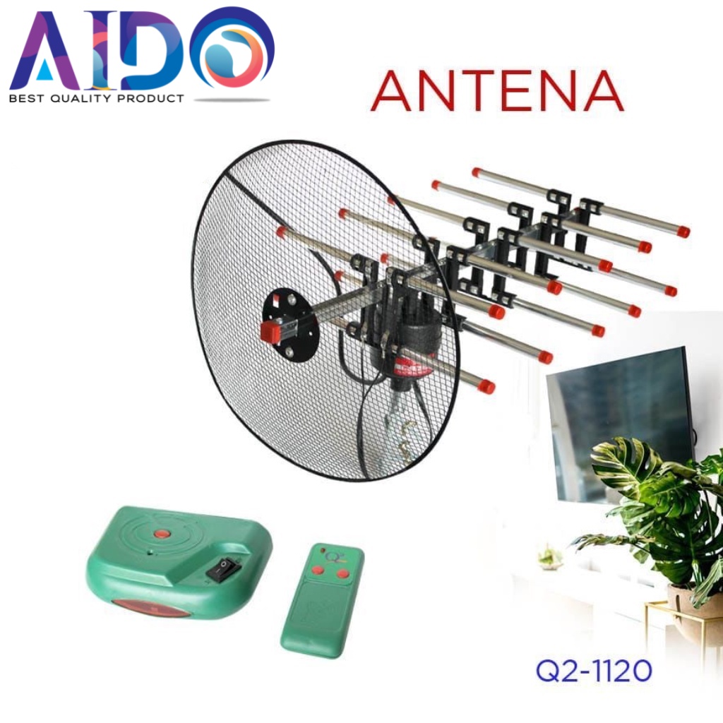 Antena Parabola Tv Mini Outdoor / Antena tv remote + booster / Antena TV Digital Remot outdoor indoor 1120 / 1110