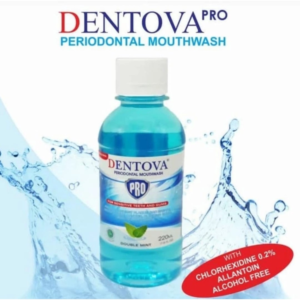 Mouthwash Obat Kumur DENTOVA PRO 220 ml