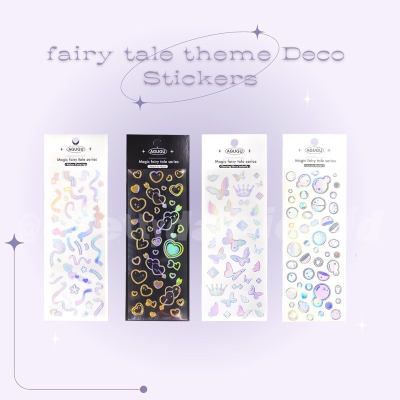 

fairy tale theme deco stickers ·˚ ༘