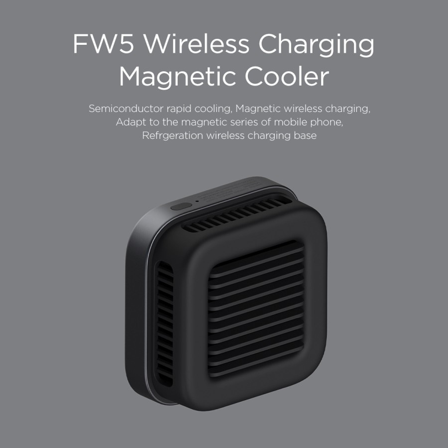 KIIP FW5 Wireless Charging Magnetic Cooler 2 in 1 - Wireless Charger - Cooling Fan