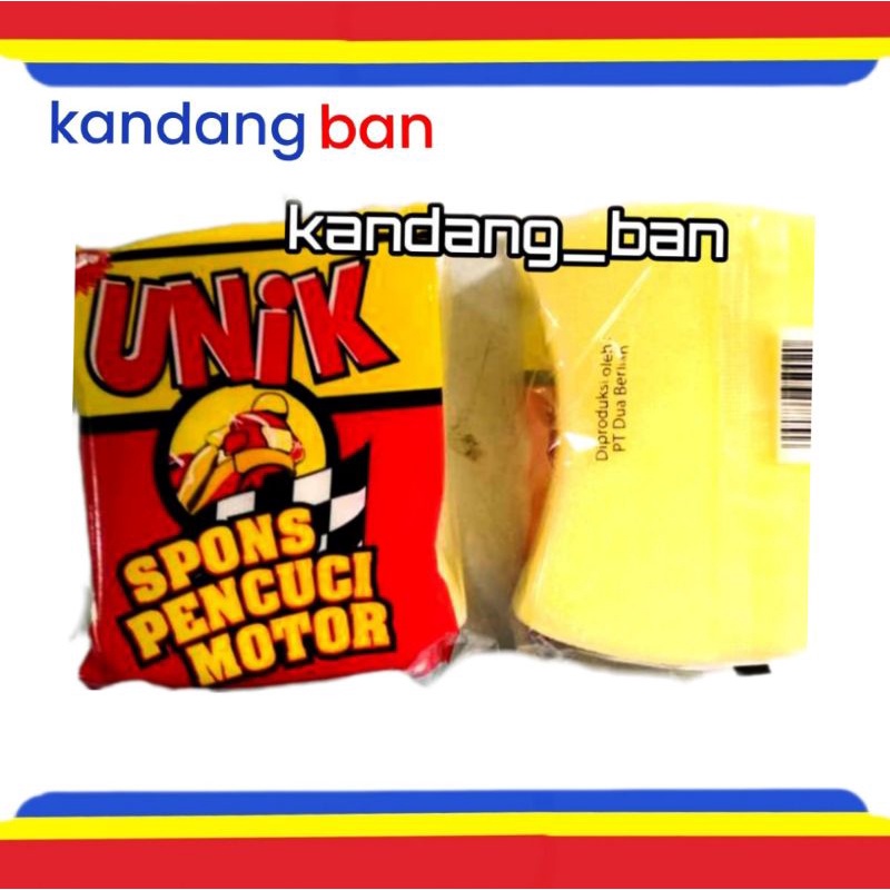 Spon busa untuk cuci motor &amp; mobil