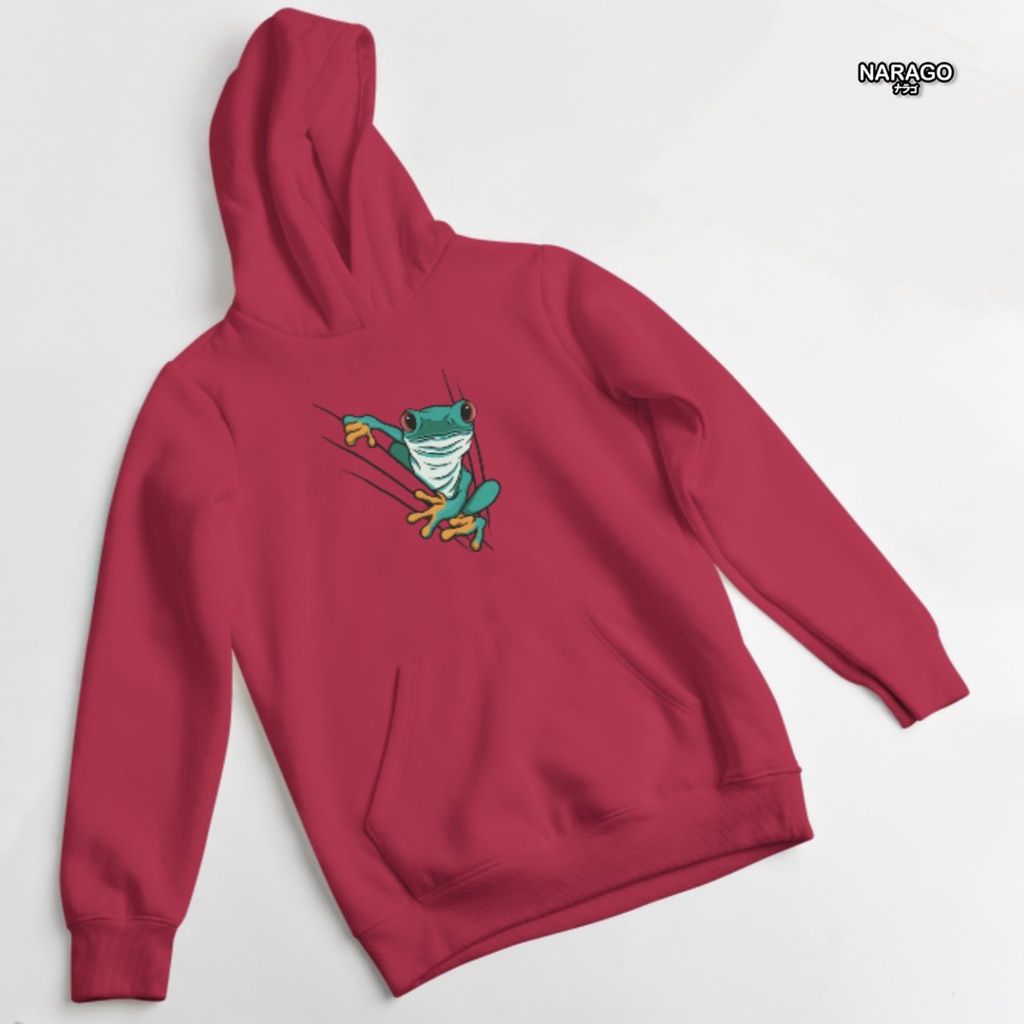 Nara.Grosir - Hoodie Jumper Froggy l Sweater Hodie Unisex