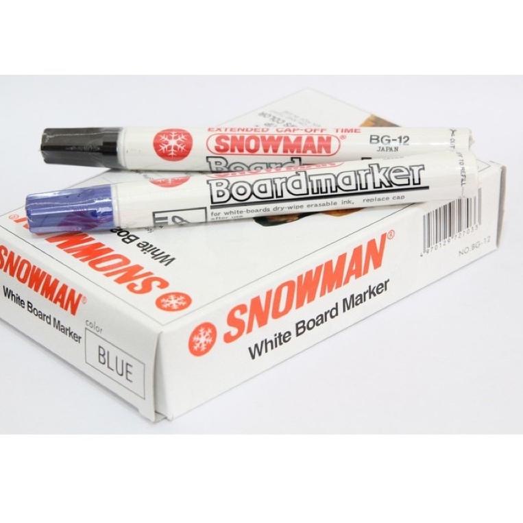 

↟ (1pcs) Spidol Whiteboard Snowman Marker BG12 Spidol Papan Tulis ↛