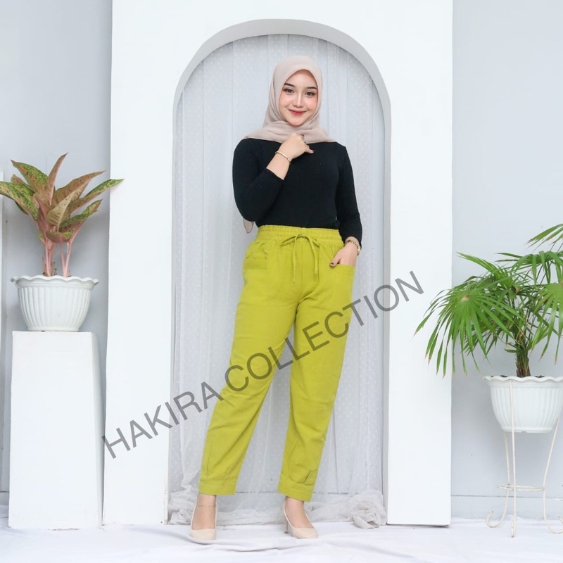 HAKIRA PANTS PANJANG KRINKEL TERLARIS