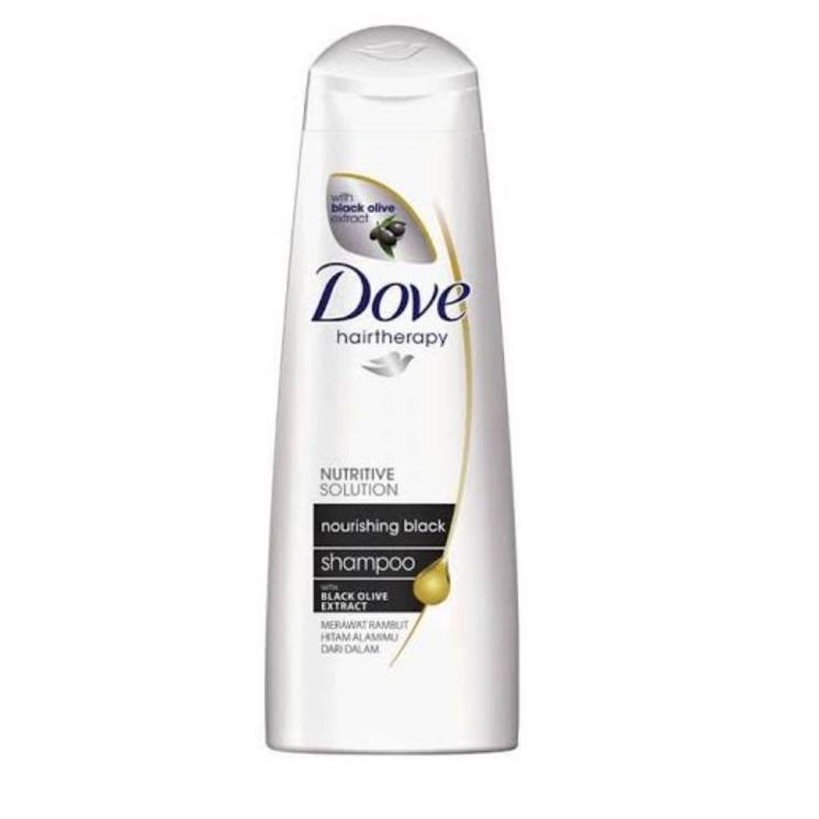 TERMURAH W9529 Dove Shampo + conditioner Nourishing black NUTRIVE SOLUTION 160ml ㊤