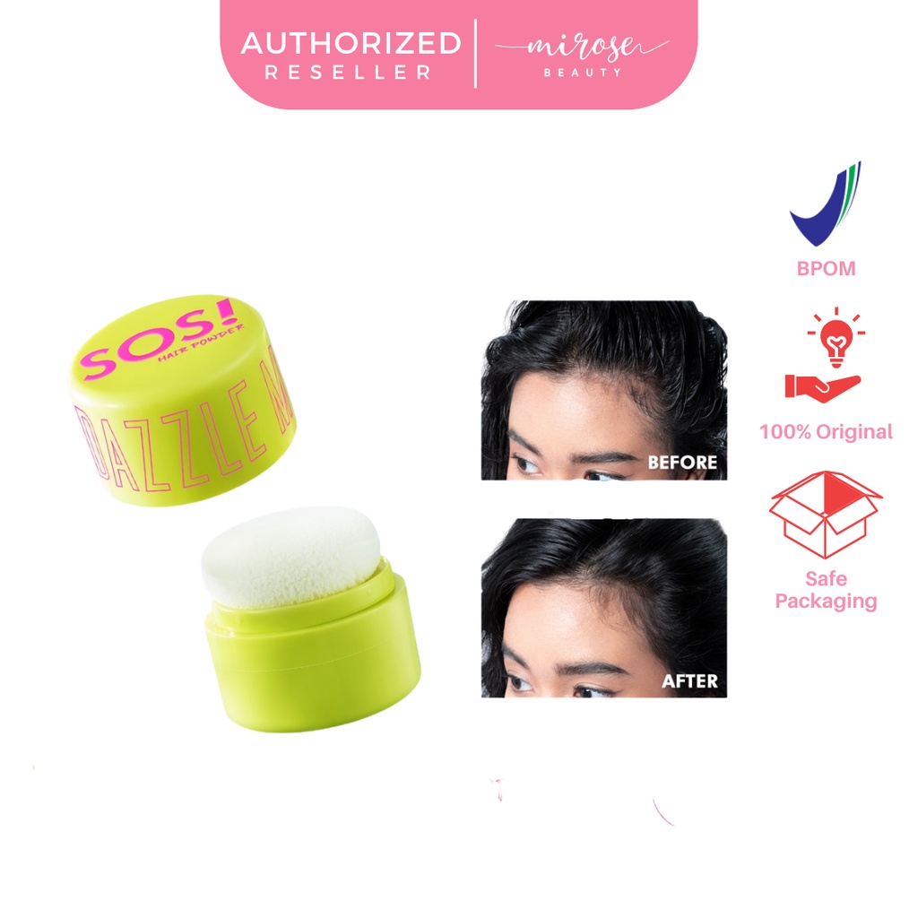 [NEW] DAZZLE ME SOS Hair Powder | Oil Control Rambut Lepek Mattifying Hairstyling Pomade Bedak