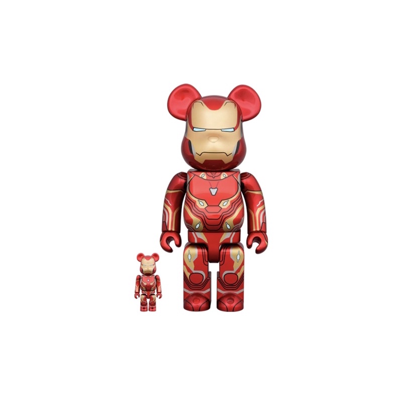 Bearbrick x Marvel Iron Man Mark 100% &amp; 400%