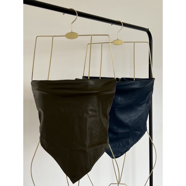 Her Palais x Beet Beauty - Triangle Leather Top + Lip Blanket
