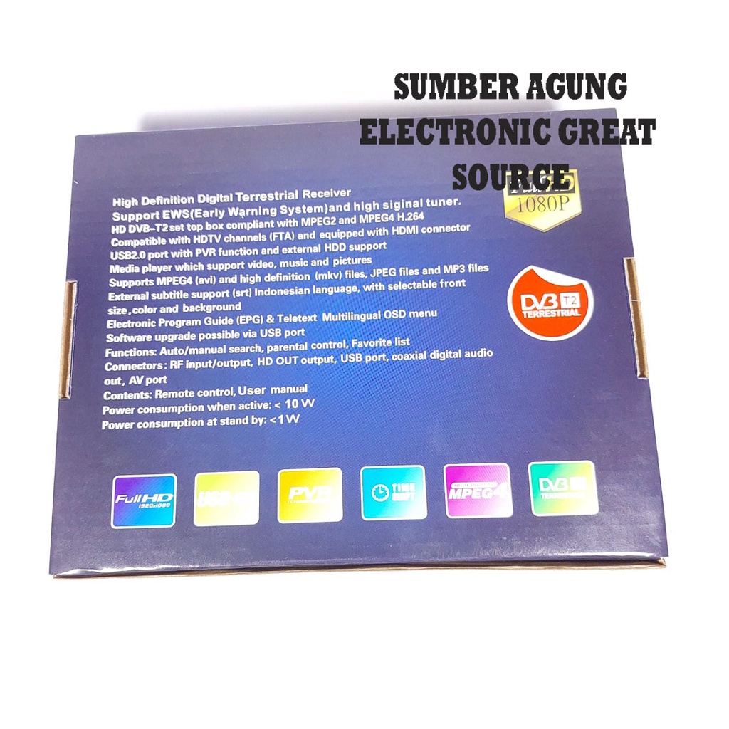 Finito FNS B04T2 Set Top Box Full HD Menangkap Siaran TV Digital Baru