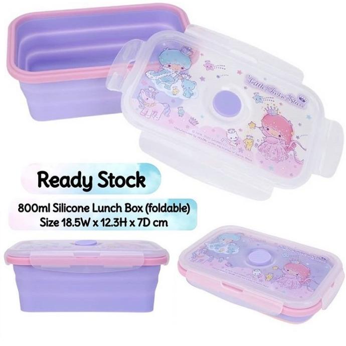 Foldable Lunch Box Sanrio Original Little Twin Stars