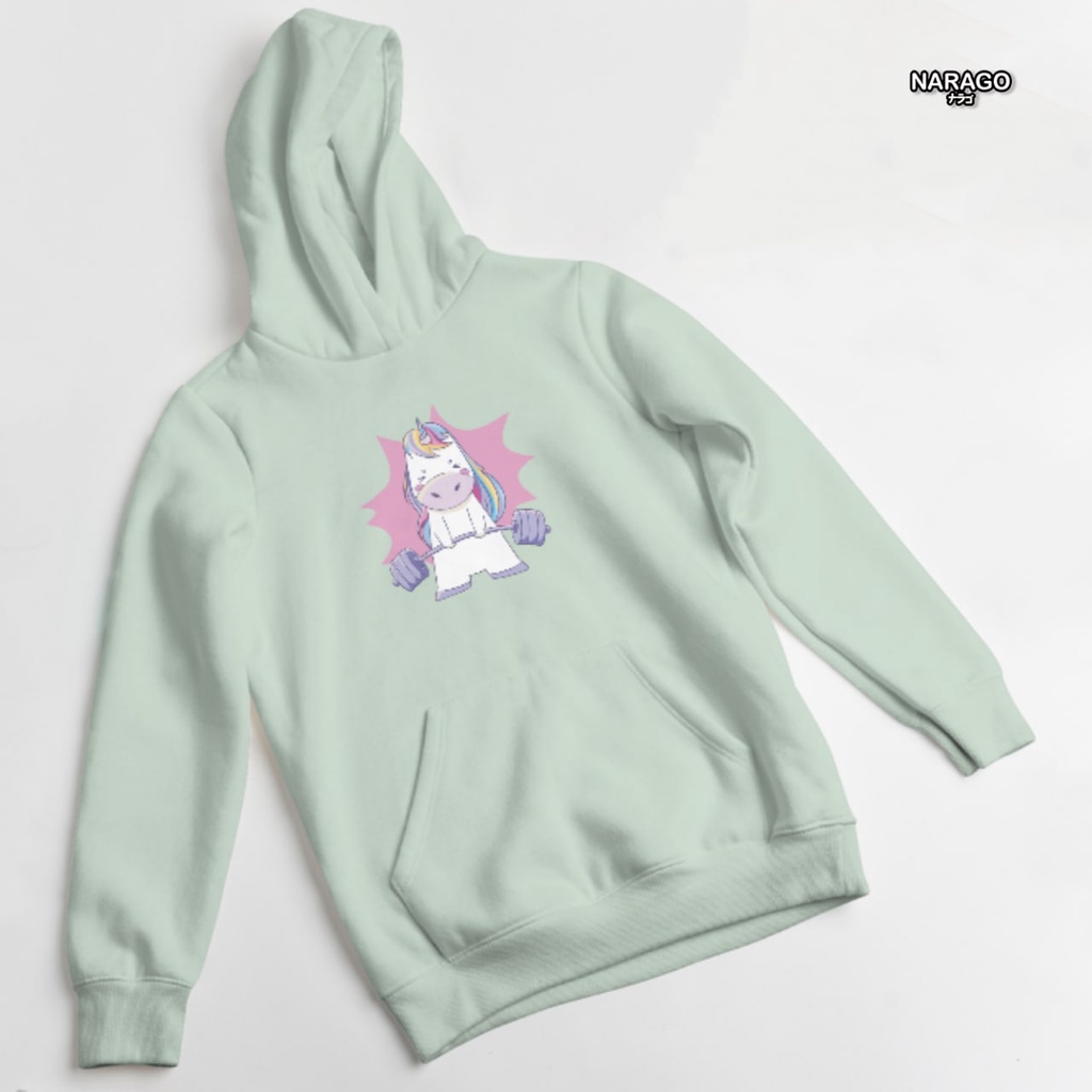 Nara.Grosir - Hoodie Jumper Cute Unicorn l Sweater Hodie Unisex