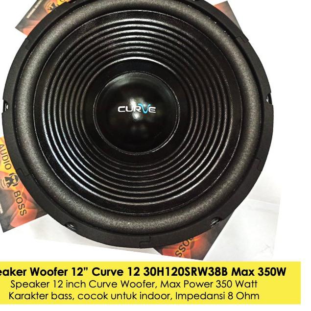 Promo Speaker 12 Inch Curve Woofer 350 Watt - Speaker Curve Woofer 12 Inch 350W Speaker Curve 12" Woofer