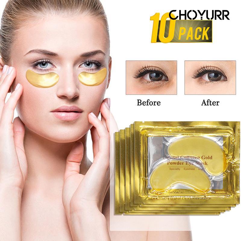 【COD】Eye Mask Masker Mata Gold Kantong Mata Black Eye Mata Panda Collagen Gold Crystal Masker Wajah Menghilangkan Kantong Mata Import-CH