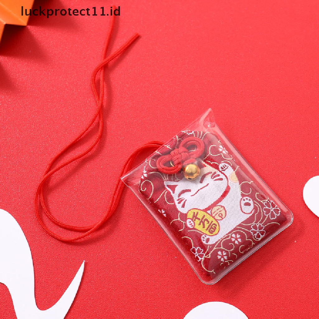 /Fashion Hot// Fashion// Omamori Rejeki Sukses WorkGod of Wealth Maneki Neko Acdemic Kid Gift Pendant.