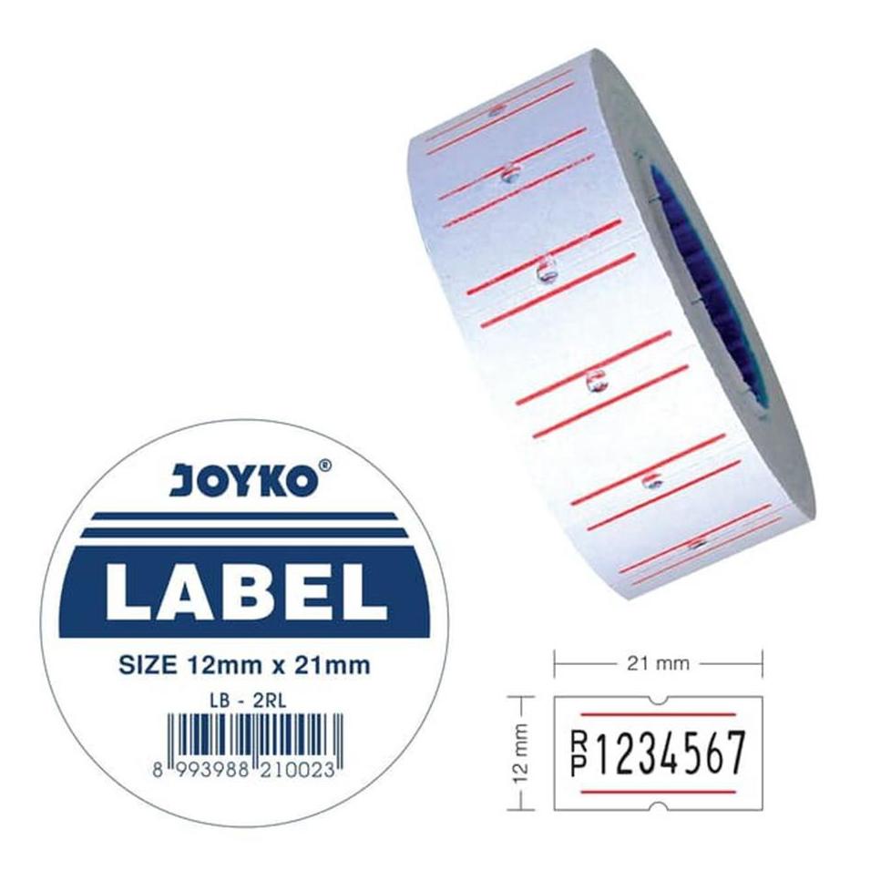 

[PRODUK B8VQR] Label Harga Joyko 12 x 21mm (pak) 0GJ