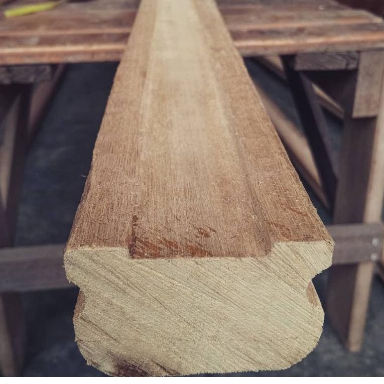 [J-Y8Y-»] Hand Railing Pegangan Railing Tangga Kayu Meranti_trending