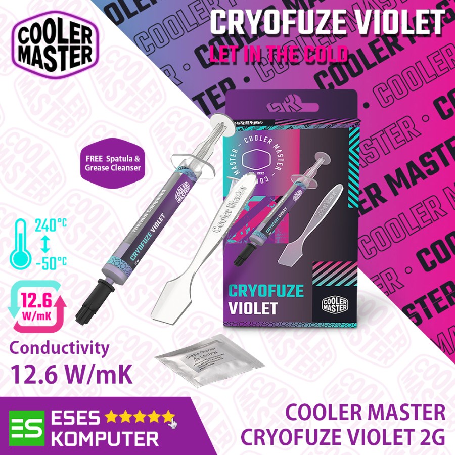 Thermal Paste Cooler Master CryoFuze Violet 2G (2 Gram) 12.6W/mK