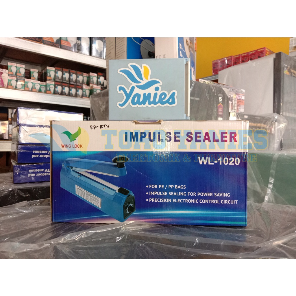 impulse sealer WING LOCK WL-1020 presan plastik