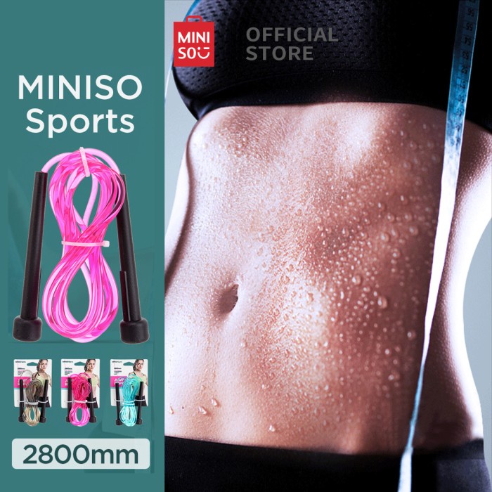 Skp Miniso Tali Skipping Lompat Tali Adult Speed Skipping Rope 2800Mm