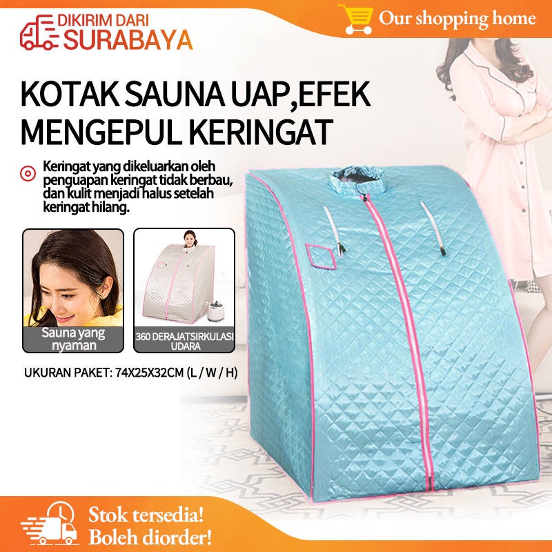 Portable Steam Sauna Sauna Portable Alat Pelangsing Tubuh Alat Sauna Room alat sauna  Slimming portable SURPABAYA