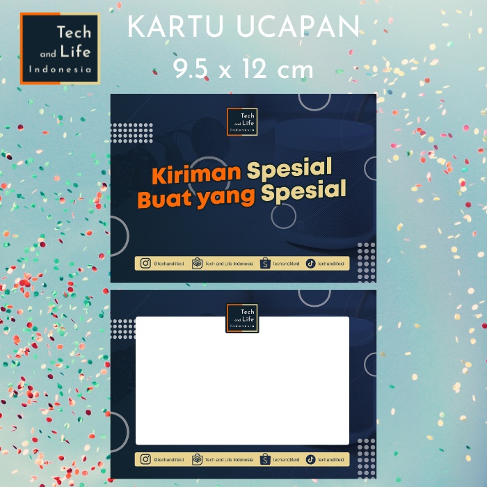Tech and Life Indonesia Kartu Ucapan