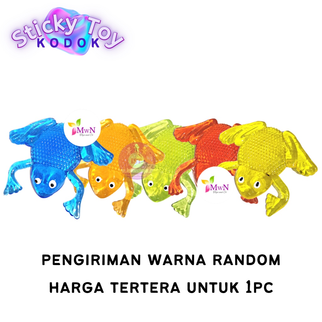 MWN Mainan Anak Sticky Toys Hewan Super Bening / Sticky Bening anti Stress