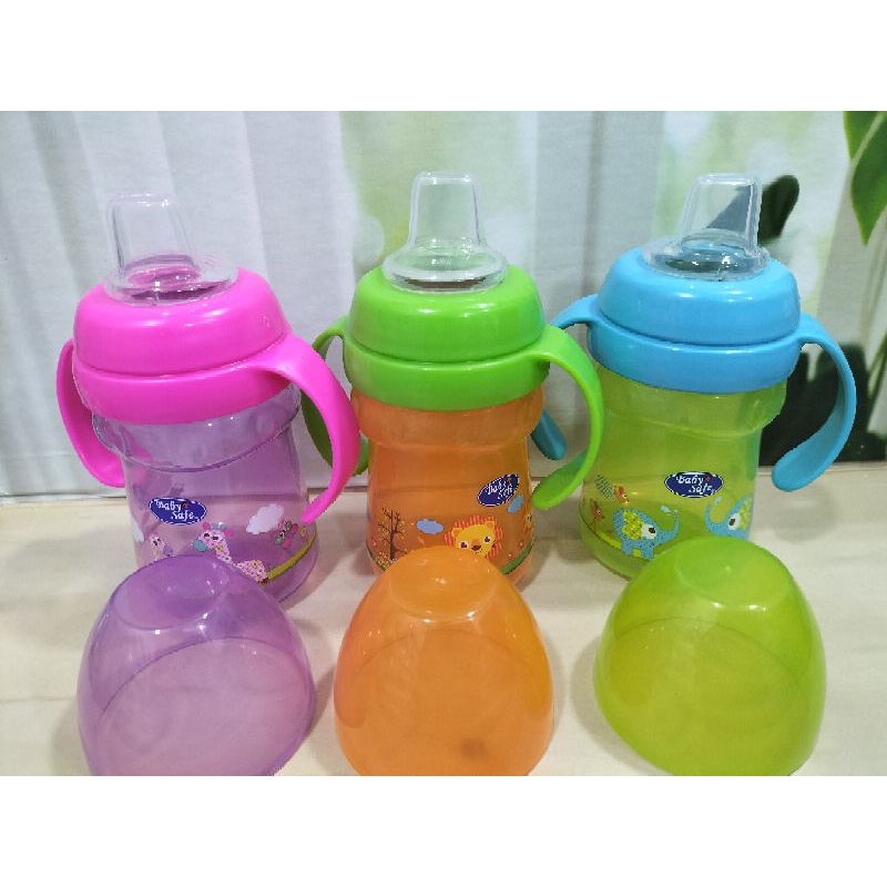 Botol Susu Wide Neck Nipple Model Dukbill Lembut/Training Cup Soft Spout BPA Free 125 Ml 4oz AP005