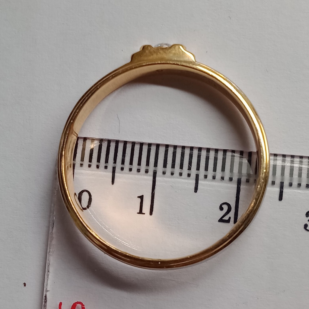 Cincin emas 17K - 5.55 gr kadar 750 - 4048