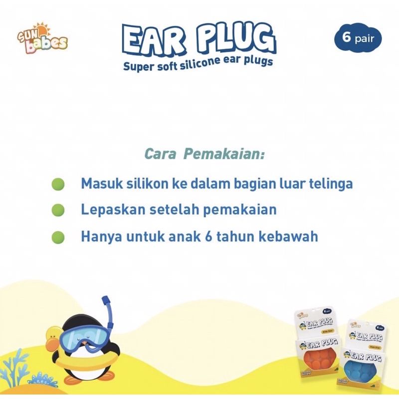 Earplyg Sun Babes / Penutup Telinga Anak