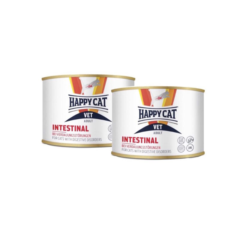 happy cat intestinal 200g wet food pakan kucing masalah pencernaan
