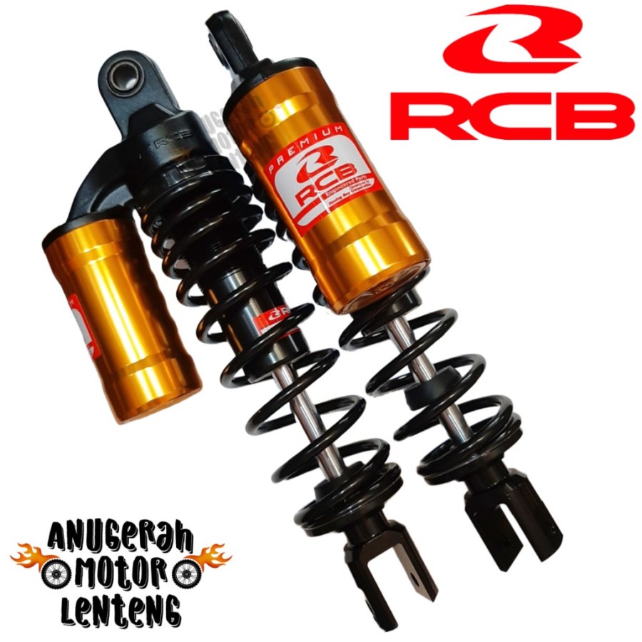 Shockbreaker Belakang Tabung RCB MB2 305mm Yamaha Aerox 155 NMax Gold