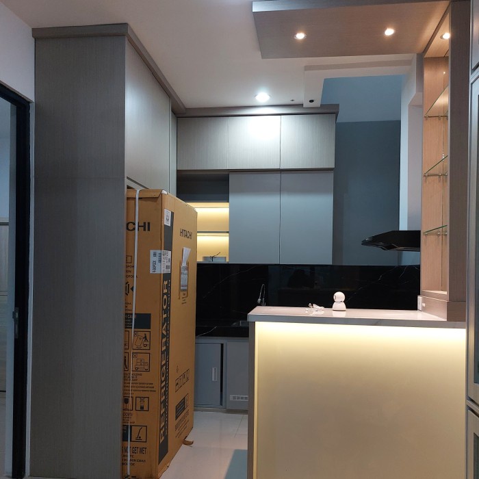 kitchen set minimalis modern custom hpl taco