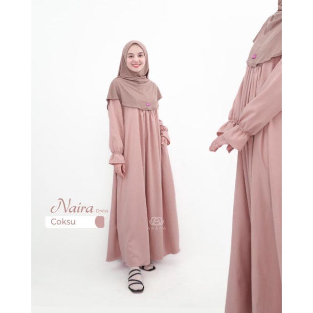 Arafa Hijab seri Naira Dress by Arafa Hijab size M dan XL