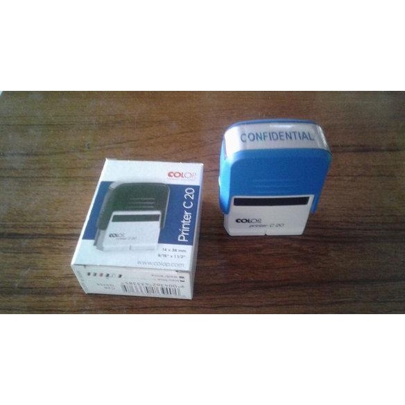 

Terlaris stempel colop printer 20 confidential Termurah