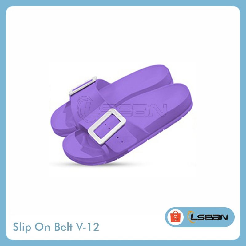 Sandal Wanita Slip On Belt V-12