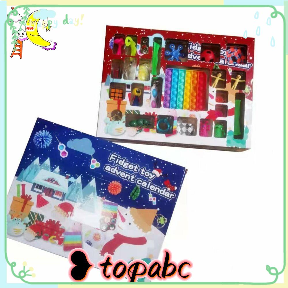 Hadiah Kejutan Kreatif Natal TOP 24hari Countdown Sensory
