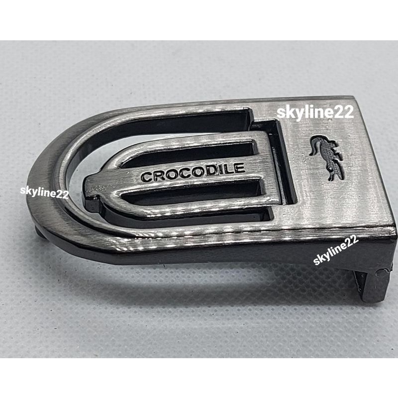 KEPALA GESPER KULIT PRIA CANTOL 3,5CM PREMIUM