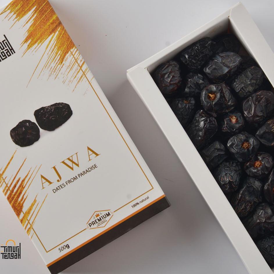 

[PRODUK ZQ7DO] Kurma Ajwa Premium Timur Tengah Kurma Nabi Jumbo High Quality LFG