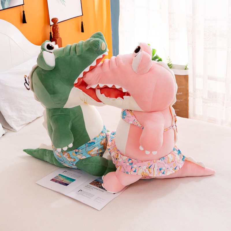 Delightful Lyle Baju Renang Lyle Crocodile Mainan Mewah Boneka Boneka Boneka Hadiah Natal