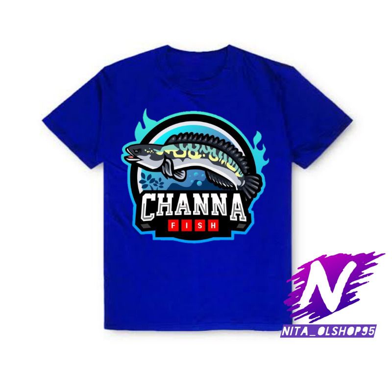 kaos anak chana fish baju anak ikan chana cana