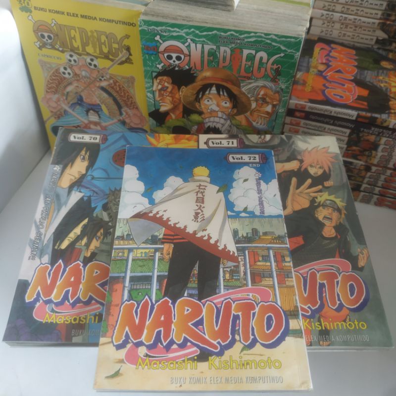 Komik Naruto Vol 61,62,63,64,65,66,67,68,69,70,71,72