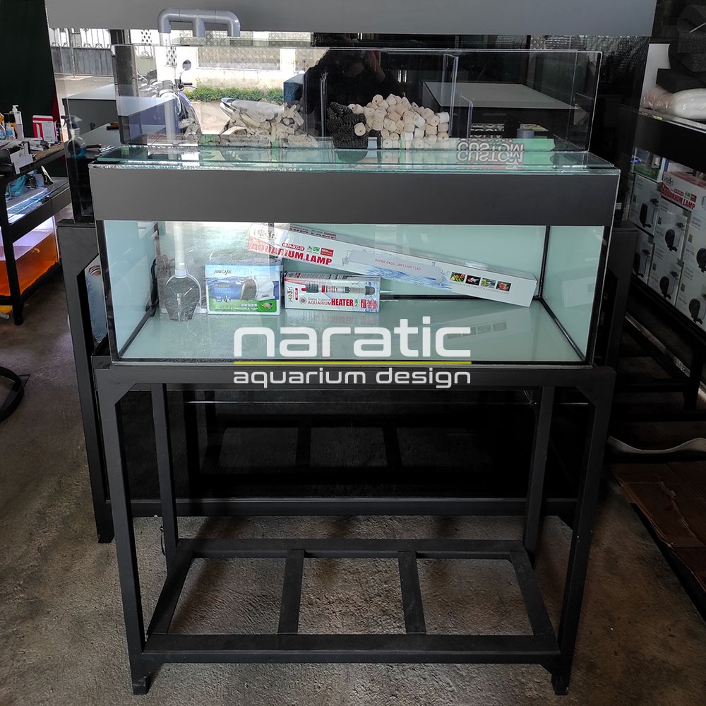 Jual AQUARIUM 100X40X40 8MM SET TOP FILTER KACA PAKET LENGKAP Shopee