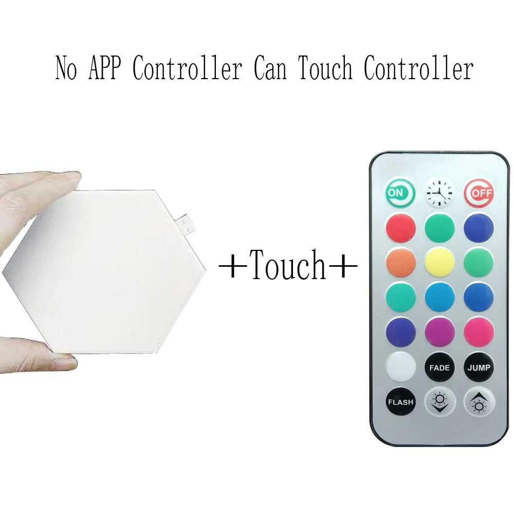 (BAYAR DITEMPAT) Yabstrip Lampu Dekorasi Hexagon LED RGB Touch Sensor 6 PCS - HD004