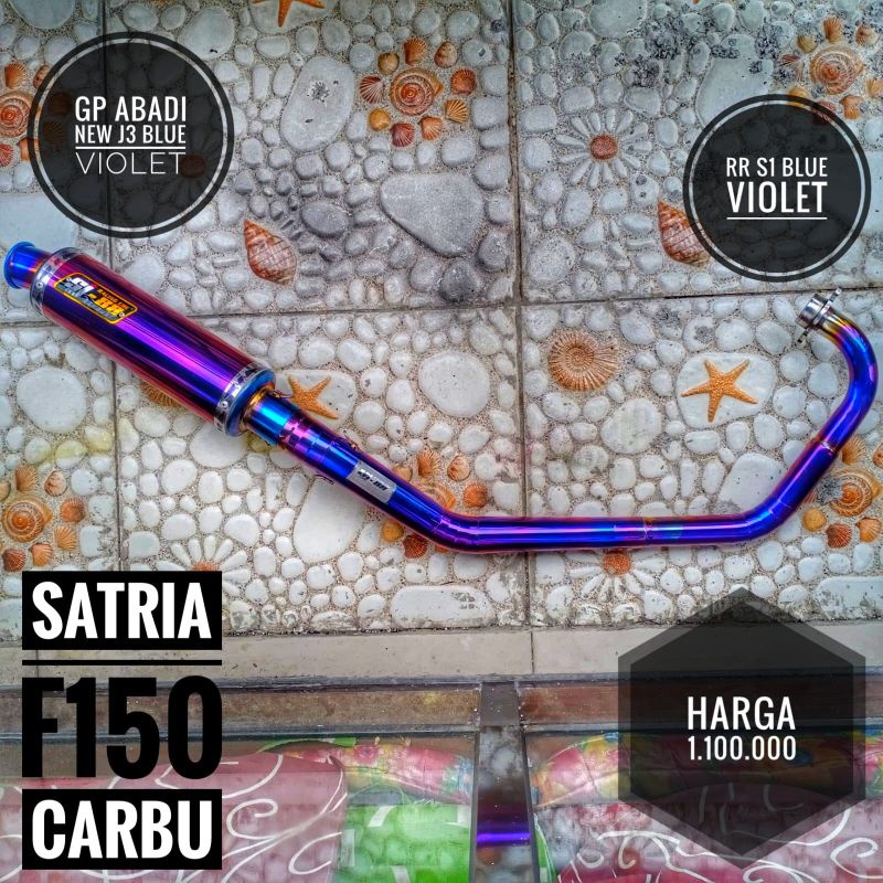 KNALPOT RACING SATRIA FU SJ88 GP ABADI NEW (Free Kaos)